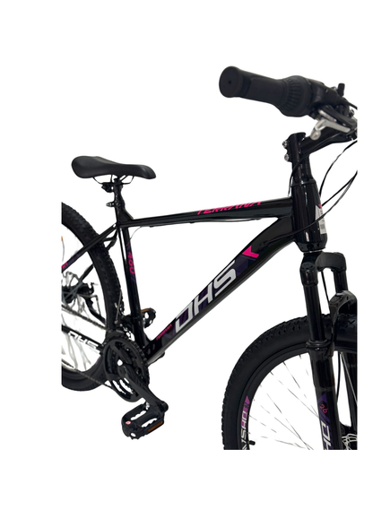 Bicicleta Mtb Dhs 2605 - 26 inch, M, Negru/Violet