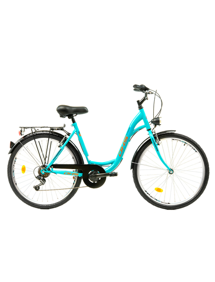 Bicicleta Oras DHS Citadinne 26034 - 26 inch, L, Turcoaz