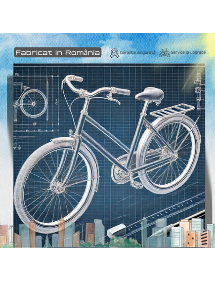 Bicicleta Oras DHS Citadinne 26034 - 26 inch, L, Turcoaz