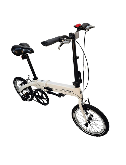 Bicicleta Pliabila Devron 16010 - 16 inch, Alb
