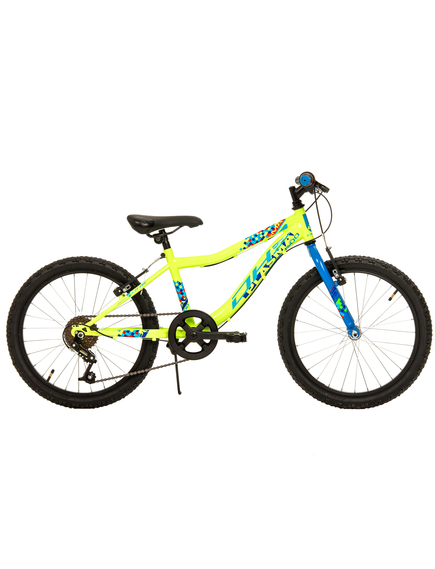 Bicicleta Copii DHS Plasma - 20 Inch, Galben