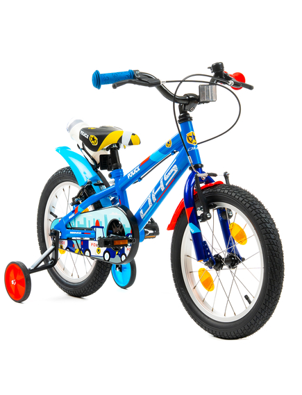 Bicicleta Copii DHS Police - 16 Inch, Albastru