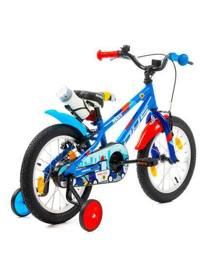 Bicicleta Copii DHS Police - 16 Inch, Albastru