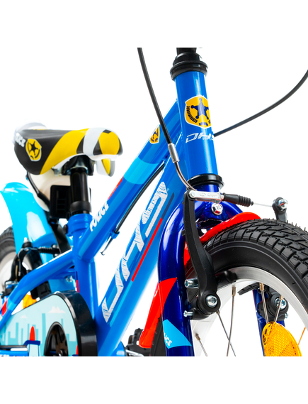 Bicicleta Copii DHS Police - 16 Inch, Albastru