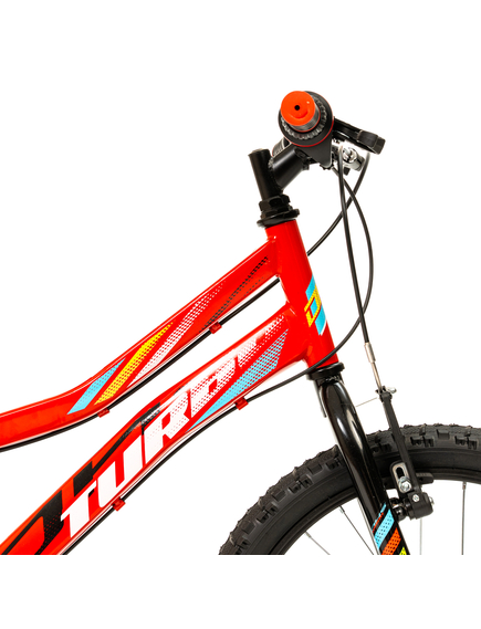 Bicicleta Copii DHS Turbo - 20 Inch, Rosu