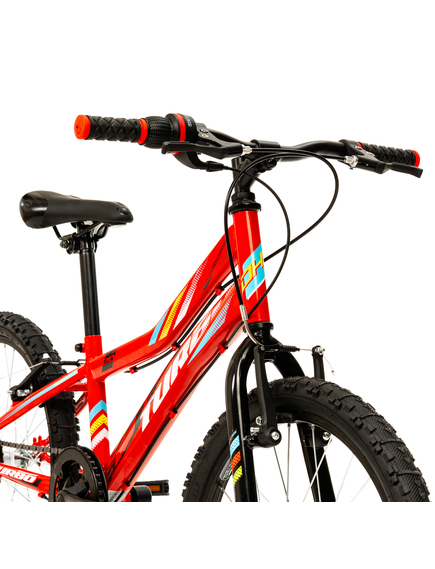 Bicicleta Copii DHS Turbo - 20 Inch, Rosu