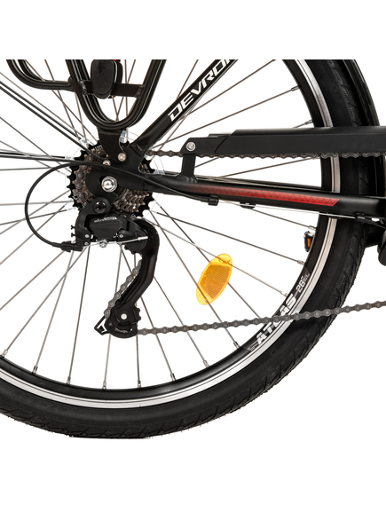 Bicicleta Electrica Devron 26120 - 26 Inch, M, Negru