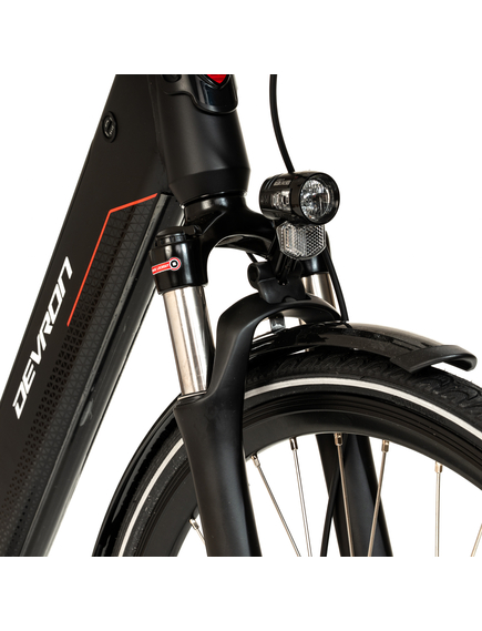 Bicicleta Electrica Devron 28122 - 28 Inch, L, Negru
