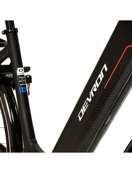 Bicicleta Electrica Devron 28122 - 28 Inch, L, Negru