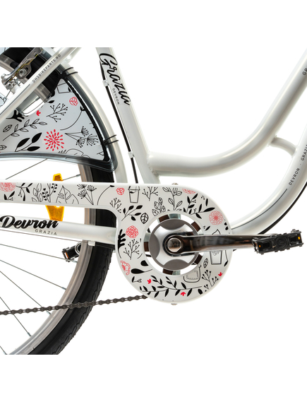 Bicicleta Oras Devron Grazia 6S - 28 Inch, L, Alb Bicicleta Oras Devron Grazia 6S - 28 Inch, L, Alb