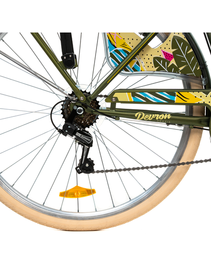 Bicicleta Oras Devron Grazia 6S - 28 Inch, L, Verde