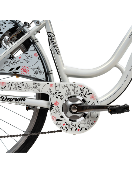 Bicicleta Oras Devron Grazia 6S - 28 Inch, M, Alb Bicicleta Oras Devron Grazia 6S - 28 Inch, M, Alb