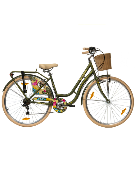 Bicicleta Oras Devron Grazia 6S - 28 Inch, M, Verde