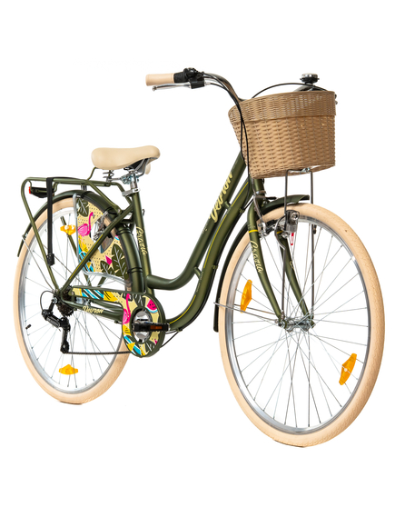 Bicicleta Oras Devron Grazia 6S - 28 Inch, M, Verde