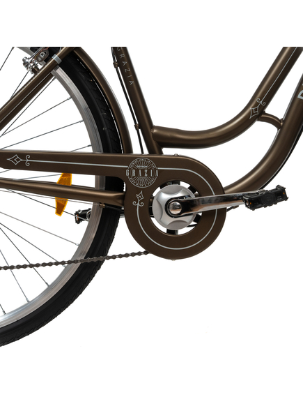 Bicicleta Oras Devron Grazia 6s Retro - 28 Inch, L, Maro Bicicleta Oras Devron Grazia 6s Retro - 28 Inch, L, Maro