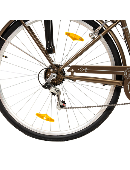 Bicicleta Oras Devron Grazia 6s Retro - 28 Inch, M, Maro