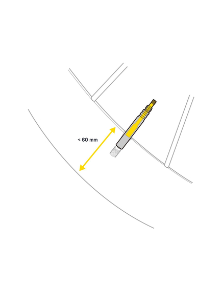 Extensie Valve Topeak Extender TFV-01, FV 60mm, Negru Extensie Valve Topeak Extender TFV-01, FV 60mm, Negru