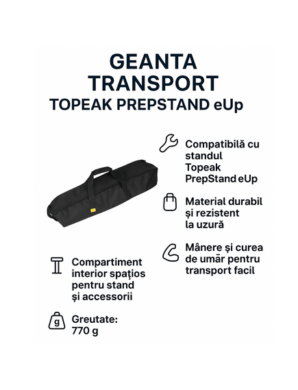 Geanta transport pentru stand bicicleta Topeak PrepStand eUP