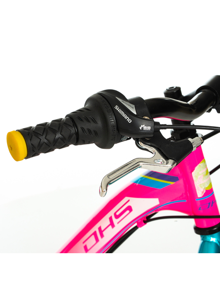 Bicicleta Copii DHS Modesty - 24 Inch, Roz