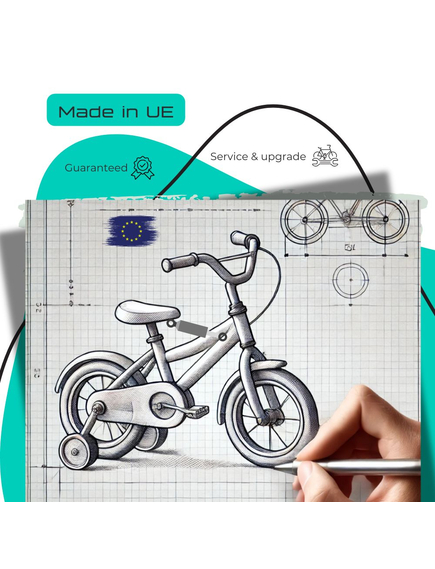 Bicicleta Copii DHS Plasma - 20 Inch, Albastru