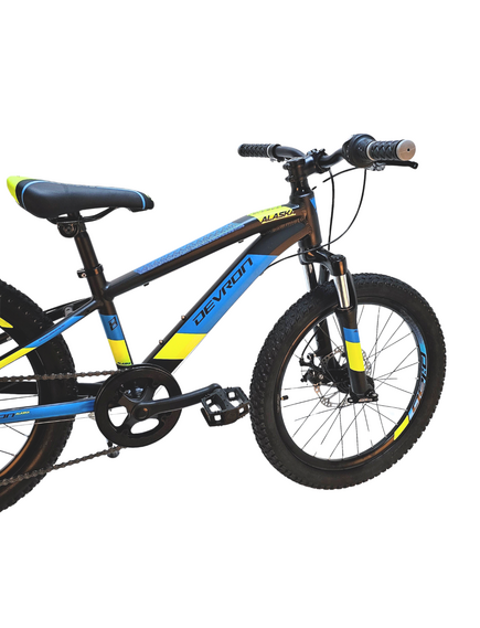 Bicicleta Copii Devron Alaska - 20 Inch, Negru-Albastru