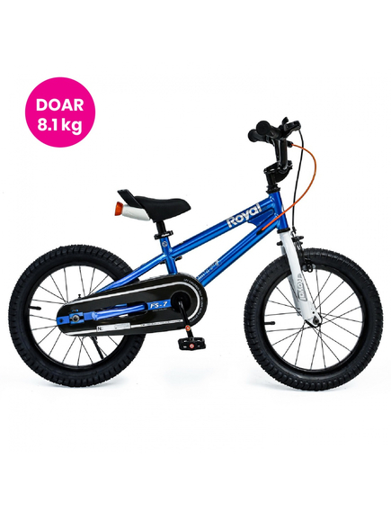 Bicicleta Copii Royal Baby Freestyle 7.0 NF - 12 Inch, Albastru