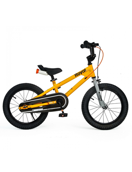 Bicicleta Copii Royal Baby Freestyle 7.0 NF - 16 Inch, Galben