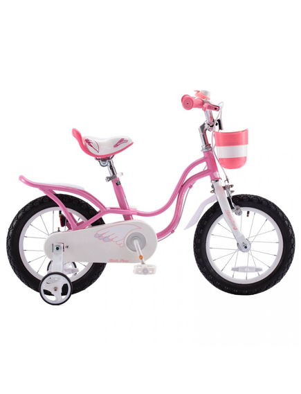 Bicicleta Copii Royal Baby Little Swan - 14 Inch, Roz