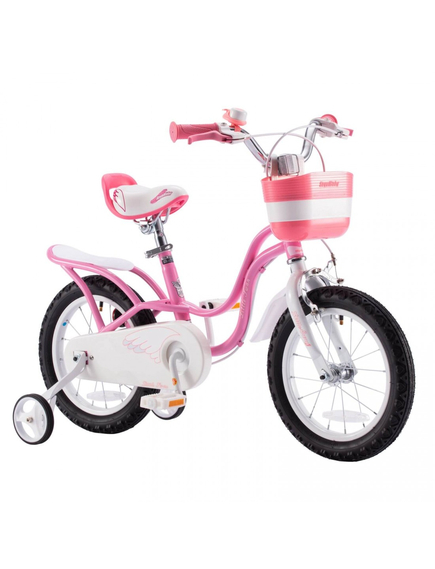 Bicicleta Copii Royal Baby Little Swan - 14 Inch, Roz