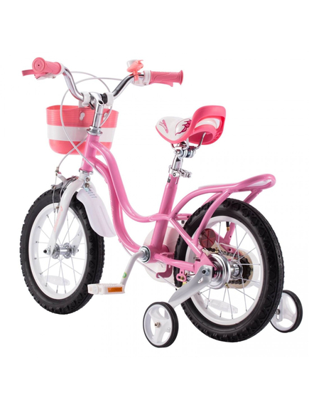 Bicicleta Copii Royal Baby Little Swan - 14 Inch, Roz
