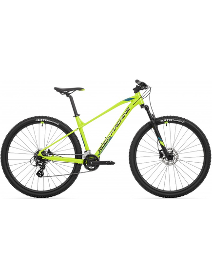 Bicicleta Mtb Rock Machine Manhattan 40-29 - 29 Inch, M, Galben Neon-Albastru