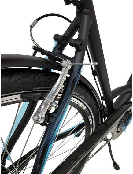Bicicleta Oras Kieler - 28 Inch, M, Gri Inchis Bicicleta Oras Kieler - 28 Inch, M, Gri Inchis