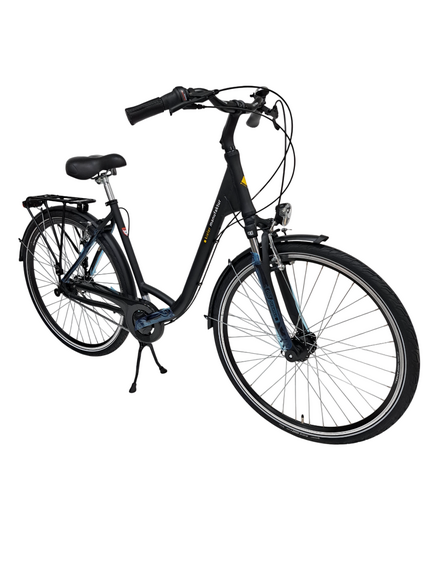 Bicicleta Oras Kieler - 28 Inch, M, Gri Inchis Bicicleta Oras Kieler - 28 Inch, M, Gri Inchis