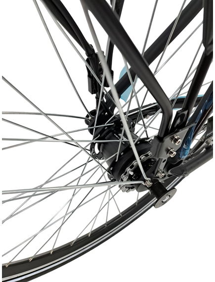 Bicicleta Oras Kieler - 28 Inch, M, Gri Inchis Bicicleta Oras Kieler - 28 Inch, M, Gri Inchis