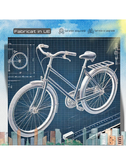 Bicicleta Oras Kreidler 2892 - 28 inch, S, Rosu Bicicleta Oras Kreidler 2892 - 28 inch, S, Rosu