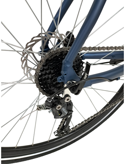 Bicicleta Sosea Graveler Man, 28 inch, L, Albastru Negru