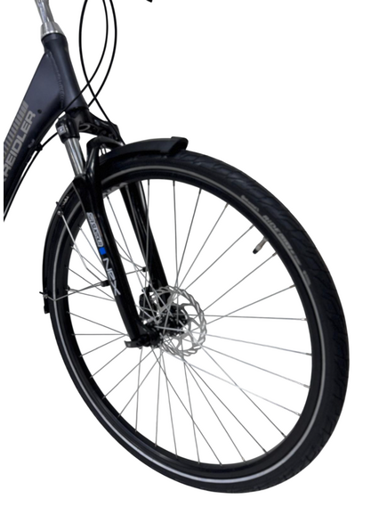 Bicicleta Trekking Kreidler - 28 Inch, M, Negru