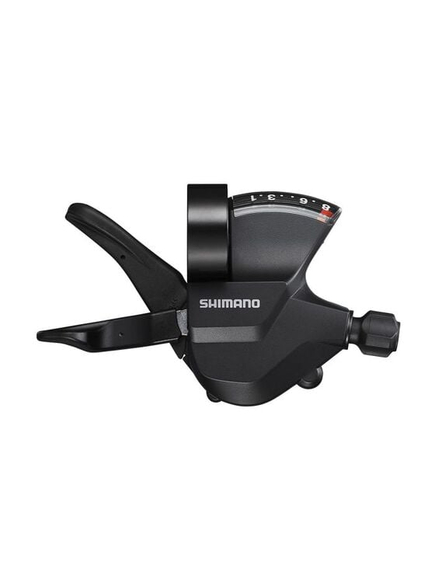 Maneta schimbator dreapta 8 viteze Shimano Altus ASLM3158RA, RAPIDFIRE PLUS, 2050 mm, negru