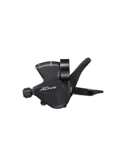 Maneta schimbator stanga 2 viteze Shimano Altus ASLM20102LB, RAPIDFIRE PLUS, 1800 mm, negru