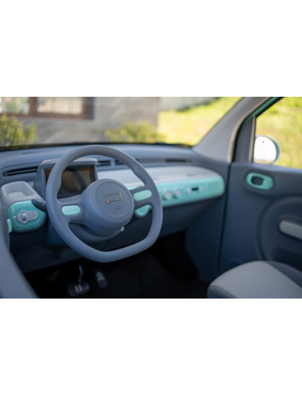 Masina electrica Aigo M1 urbana - autonomie 180 km, 4 locuri, permis B1, Albastru