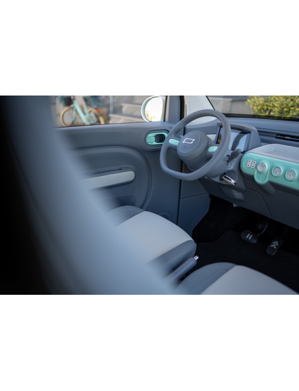 Masina electrica Aigo M1 urbana - autonomie 180 km, 4 locuri, permis B1, Albastru