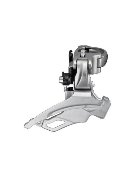 Schimbator fata 3x9 viteze Shimano Alivio AFDM4000DSL6, Dual-Pull, argintiu