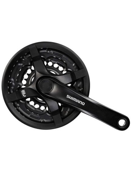 Angrenaj Shimano AFCTY501C244CLB, 24/34/42T, brate 170 mm, inel negru