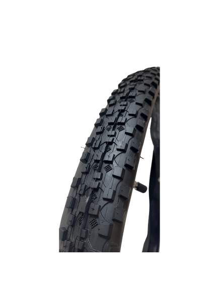 Anvelopa si camera MTB, 27.5, 52-584, valva auto 40 mm, negru