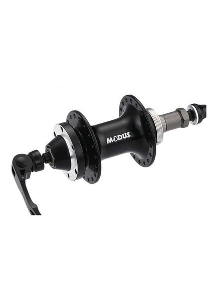 Butuc spate MD JA151R, aluminiu, 32H, 135 mm, 7 viteze, disc, QR, negru