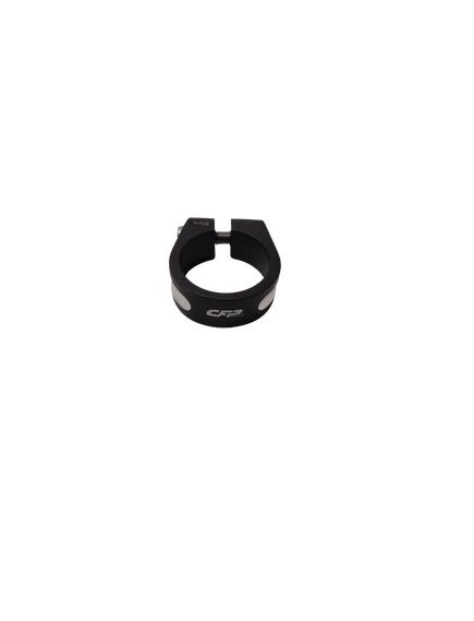 Colier sa aluminiu, 31,8 mm, negru, cu imbus