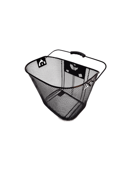 Cos cu suport pentru ghidon, negru