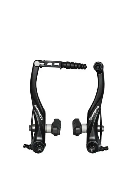 Frana fata V-Brake Shimano ABRT4000FX43ML, saboti S65T, distantier subtire, suruburi 25 mm, negru
