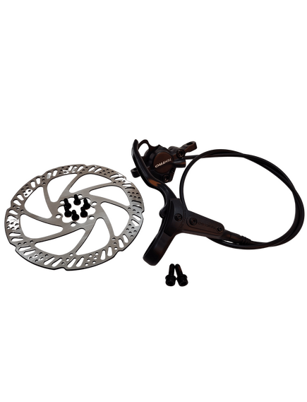 Frana hidraulica disc fata Tektro HD-M285, furtun 800mm, maneta 2 degete, cu disc 160mm, Post Mount, Negru Frana hidraulica disc fata Tektro HD-M285, furtun 800mm, maneta 2 degete, cu disc 160mm, Post Mount, Negru