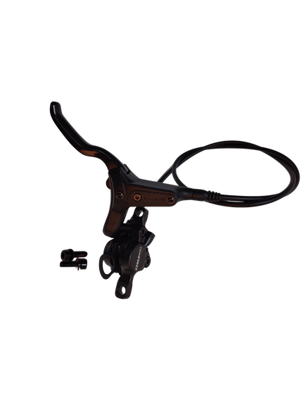 Frana hidraulica disc fata Tektro HD-M285, furtun 850mm, maneta 2 degete, cu disc 160mm, Post Mount, Negru